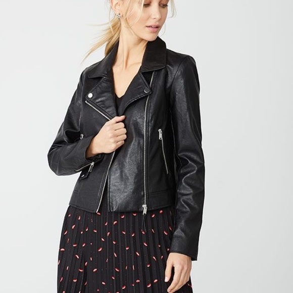 𝅺RW&CO. Vegan Leather Moto Jacket - Picture 12 of 12